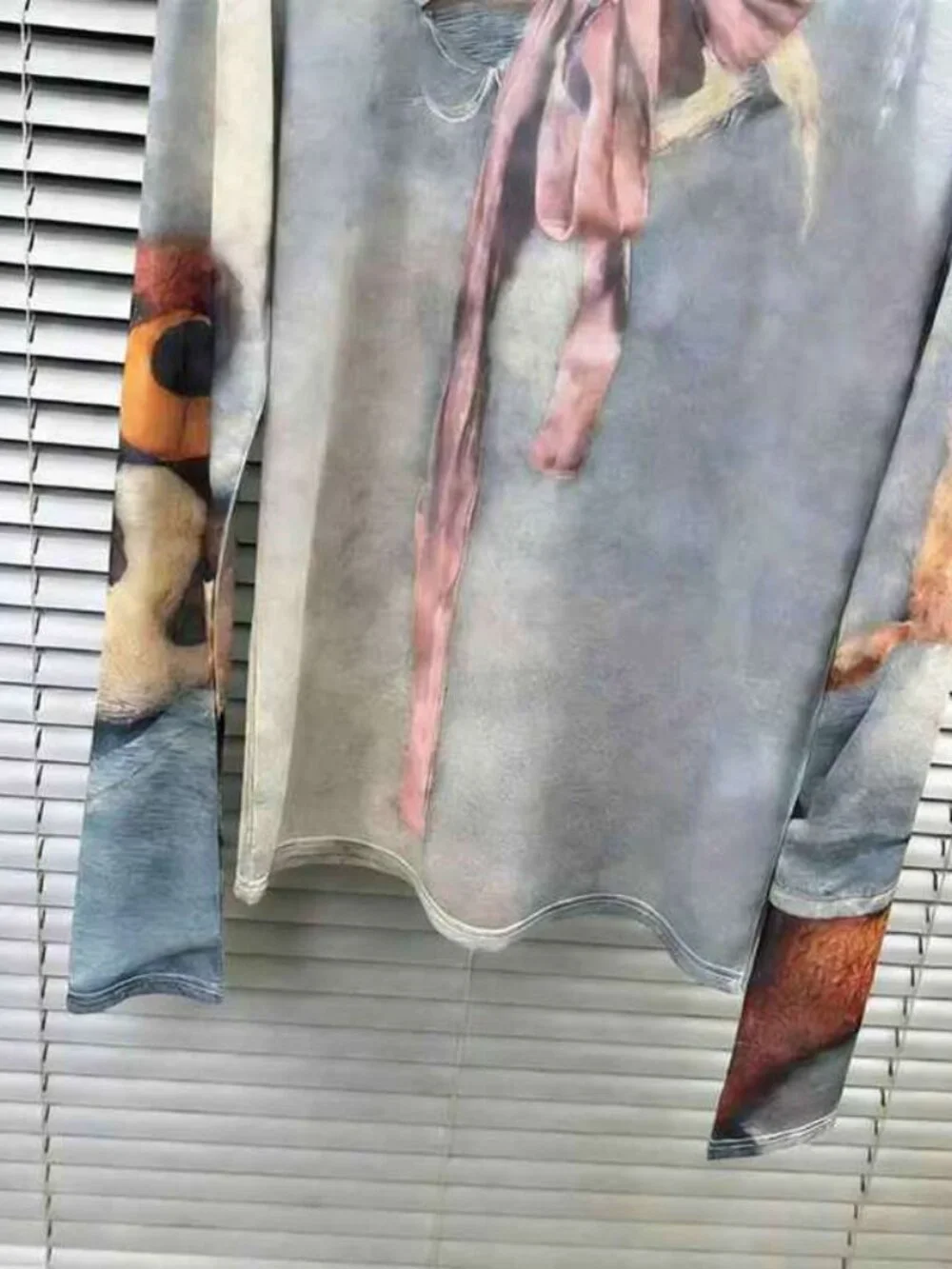 Vintage Bear Print Long Sleeve